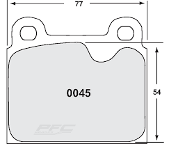 1976-89' Porsche 911 930 Turbo Racing Brake Pads - Front - Hinz Motorsport
