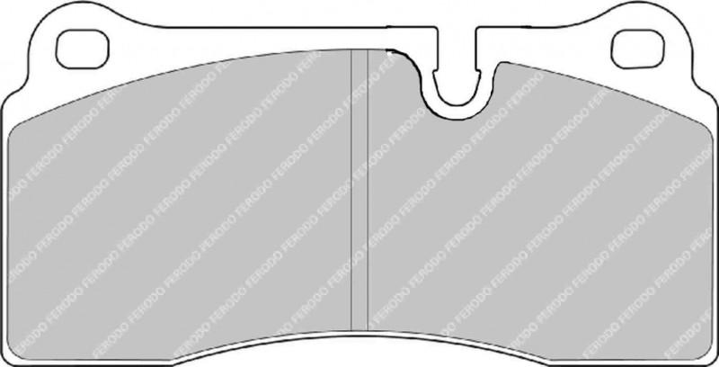 Ferodo FCP1281H DS2500 Rear Racing Brake Pads - F87 M2 Competition, M2 CS - Hinz Motorsport