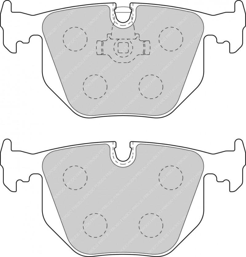 Ferodo FCP1483H DS2500 Rear Racing Brake Pads - E46 M3 - Hinz Motorsport