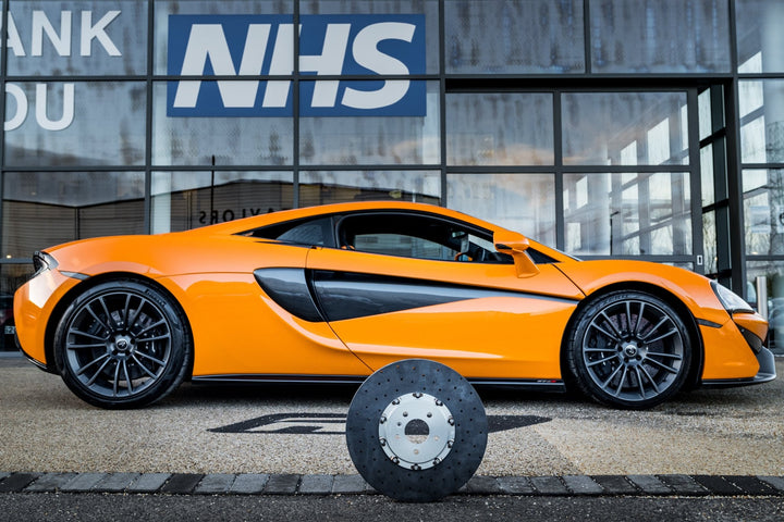 Mclaren 720S Surface Transforms Carbon Ceramic Disc Set - 395x38mm Front - Hinz Motorsport