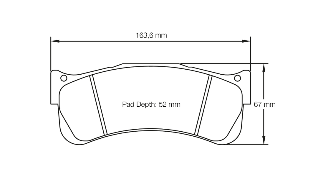 Pagid 8087 - Porsche 992 GT3 Cup Front - Hinz Motorsport