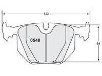 PFC 08 Rear Racing Brake Pads - E46 M3 - Hinz Motorsport