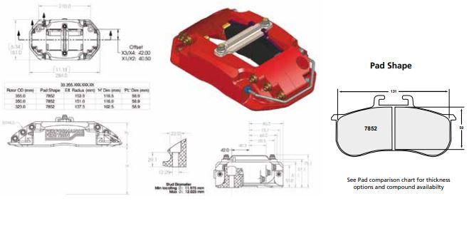 PFC 11 Brake Pads- PFC Z45 Caliper - Hinz Motorsport