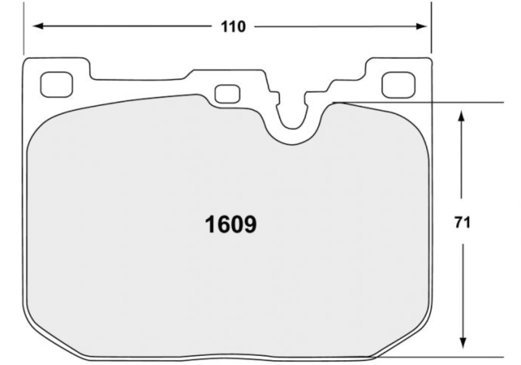 PFC 11 Front Racing Brake Pads- F87 M2, F80 M3, F82 M4 - Hinz Motorsport