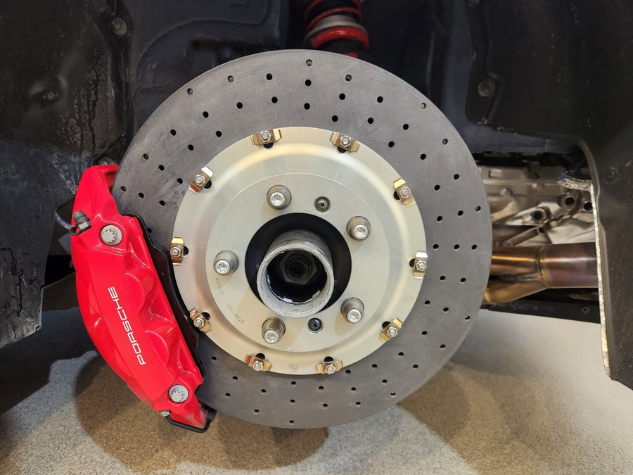 Porsche 718 GT4RS Surface Transforms Carbon Ceramic Discs (Upgrade) - 410x36mm Front Set - Hinz Motorsport