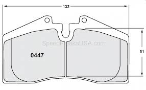 Porsche 944 2.7/3.0 S2/Turbo/Turbo S Racing Brake Pads - Rear - Hinz Motorsport