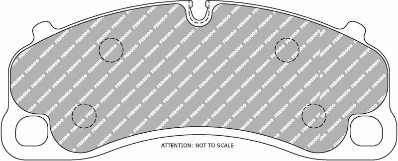 Porsche 982 718 Boxster Spyder Ferodo DS2500 Racing Brake Pads - Front - Hinz Motorsport