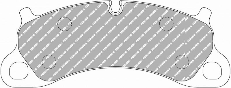 Porsche 991 Carrera/4/4S/GTS Ferodo DS2500 Racing Brake Pads - Front - Hinz Motorsport
