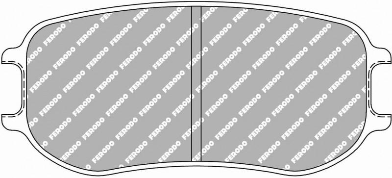 Porsche 991 GT3 Cup / GT3 Cup MR Ferodo DS3.12 Racing Brake Pads - Rear - Hinz Motorsport