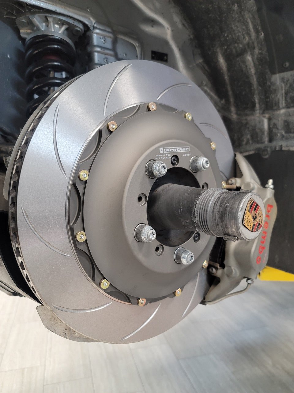 Porsche 992 GT3 Cup Girodisc 2-pc Rotors - Rear - Hinz Motorsport