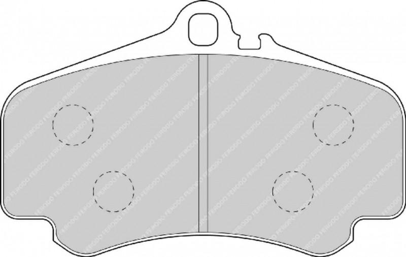 Porsche 996 Carrera 4S/Turbo(.1) Ferodo DS1.11 Racing Brake Pads - Front - Hinz Motorsport