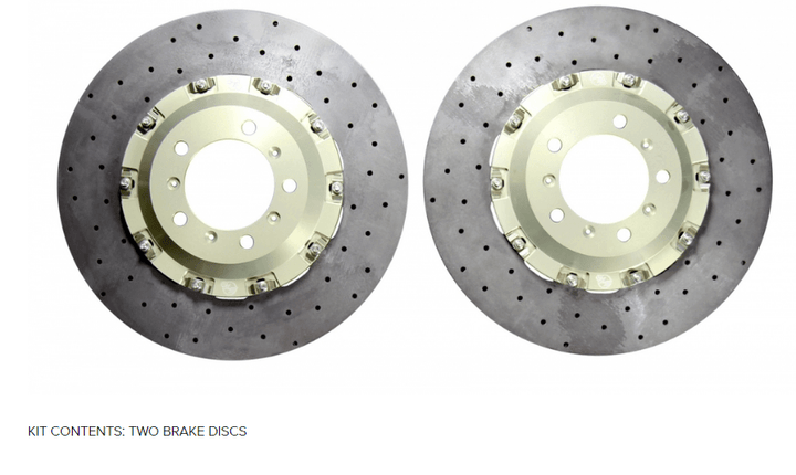 Porsche 996 GT3/GT3RS/GT2 Surface Transforms Carbon Ceramic Discs - 350x29mm Rear - Hinz Motorsport