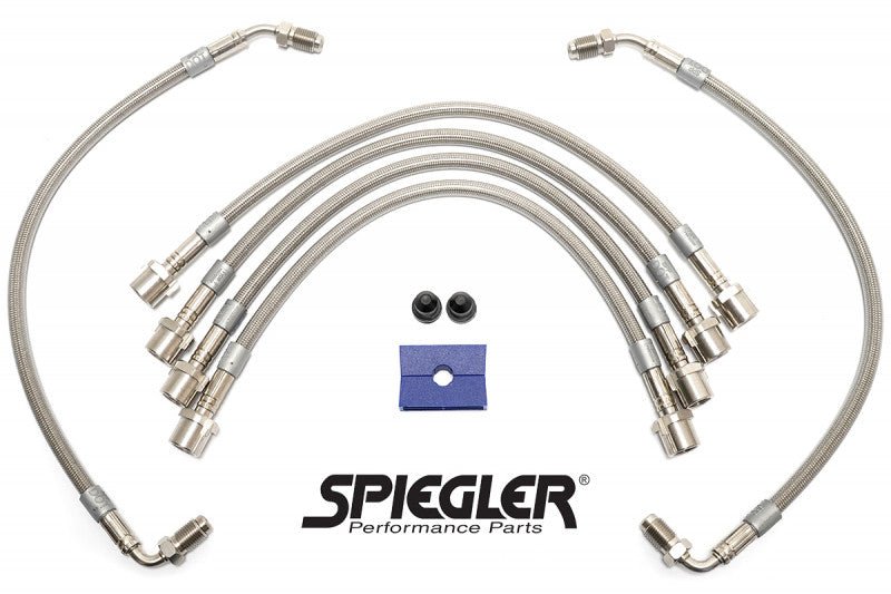 Spiegler Stainless Brake Lines Porsche 6-Line - Front & Rear Set - Hinz Motorsport