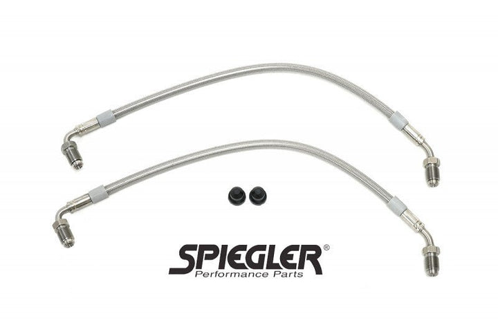 Spiegler Stainless Brake Lines - Porsche Front 2 Line Kit (Hard Line Replacement) - Hinz Motorsport