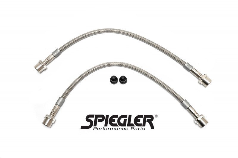 Spiegler Stainless Brake Lines - Porsche Rear 2 Line Kit (Rubber Line Replacement) - Hinz Motorsport
