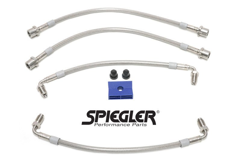 Spiegler Stainless Brake Lines - Rear Porsche 718 GT4 RS - Hinz Motorsport