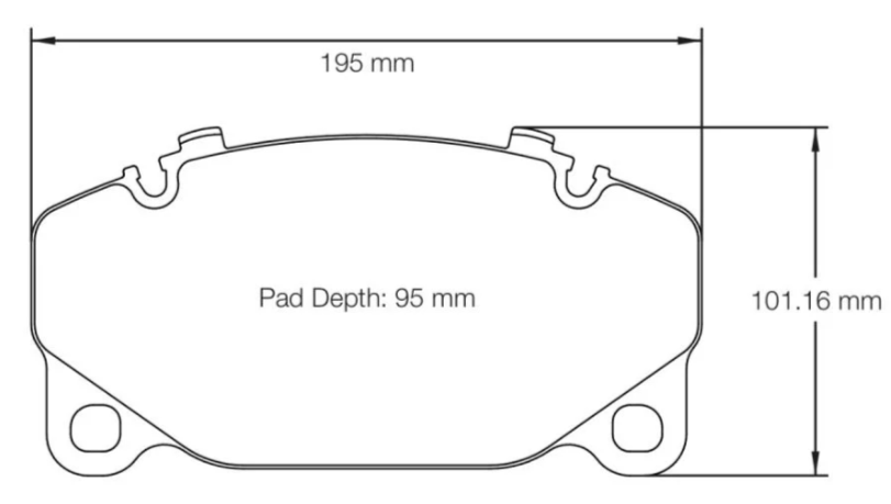 Pagid RSC1 for Porsche 992 Turbo S PCCB/Ceramic Brakes - Front
