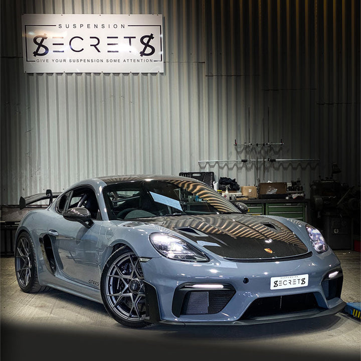 Suspension Secrets Camber Caster Plate Top Mounts - Porsche 718 Spyder RS
