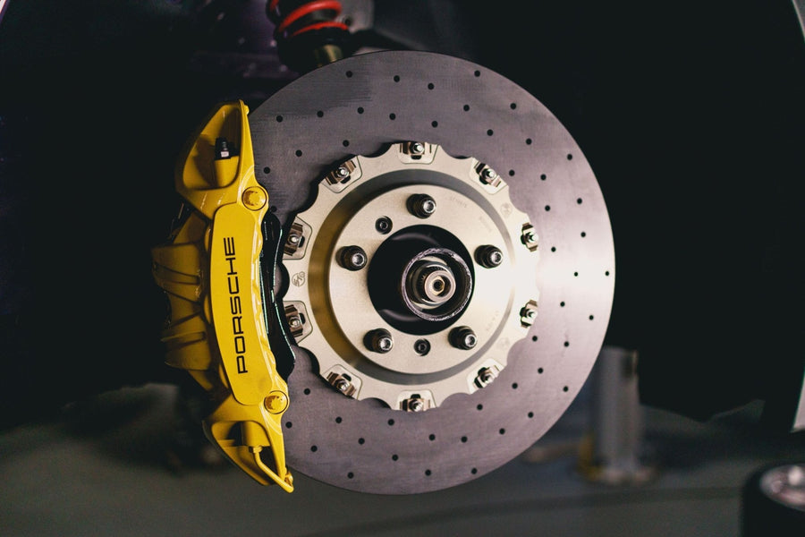 Porsche 996 GT3/GT3RS/GT2 Surface Transforms Carbon Ceramic Discs - 350x34mm Front - Hinz Motorsport