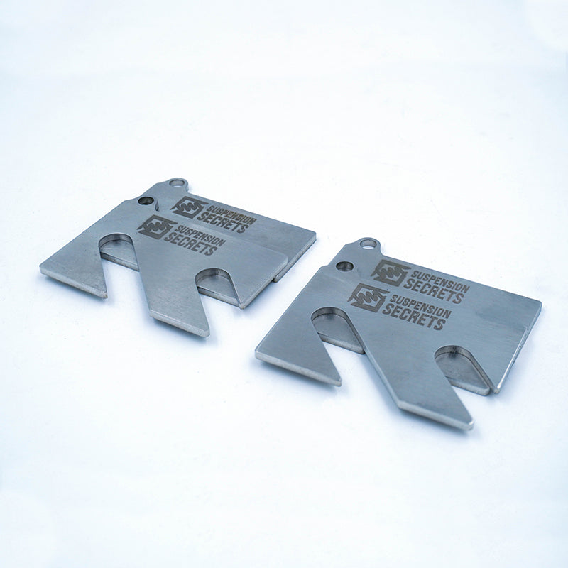 Suspension Secrets Front &amp; Rear Camber Shim Kit - Porsche 981 / 718 Cayman GT4