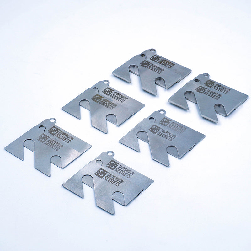 Suspension Secrets Front &amp; Rear Camber Shim Kit - Porsche 981 / 718 Cayman GT4