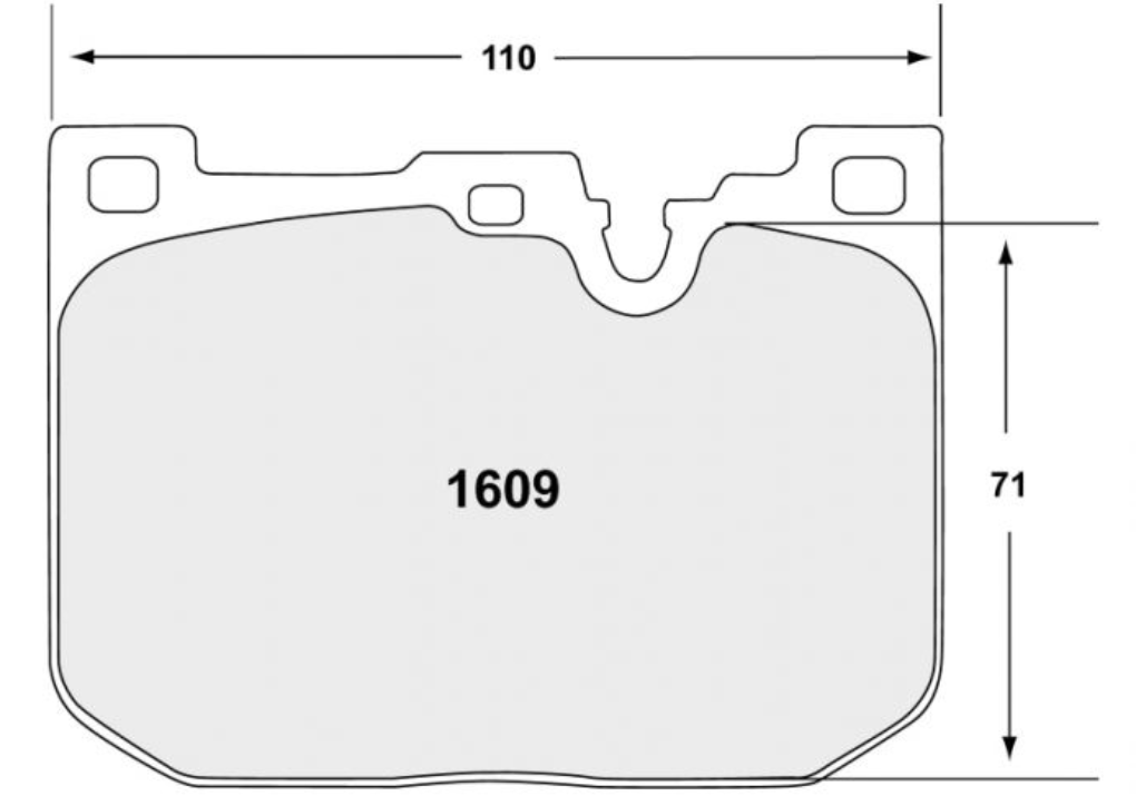 PFC 08 Front Racing Brake Pads- F87 M2, F80 M3, F82 M4 - Hinz Motorsport