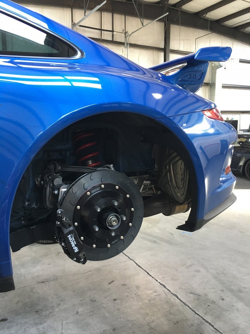 AP Racing by Essex Radi-CAL Competition Brake Kit (Rear 9449/380mm)- Porsche 991 GT3/3RS/2RS - Hinz Motorsport