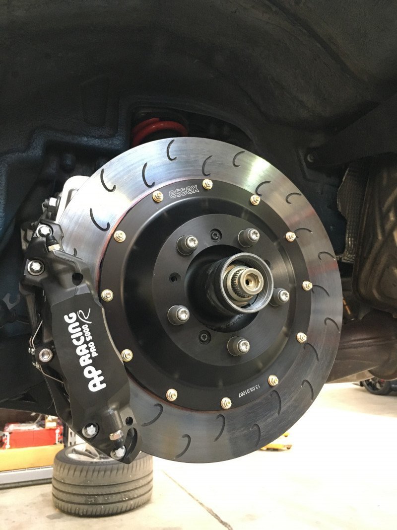 AP Racing by Essex Radi-CAL Competition Brake Kit (Rear 9449/380mm)- Porsche 991 GT3/3RS/2RS - Hinz Motorsport