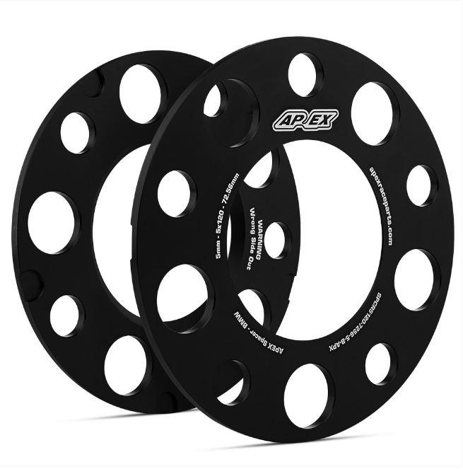 APEX 5mm BMW Spacer Kit - Hinz Motorsport