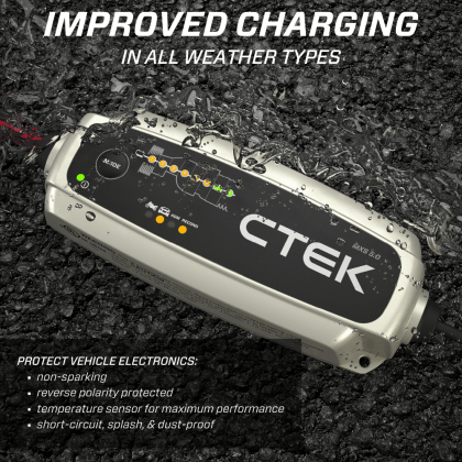 CTEK (40-255)- CT5 Time To Go-12 Volt Battery Charger and Maintainer (