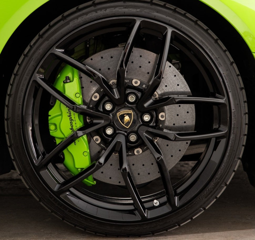 Lamborghini Gallardo Surface Transforms Carbon Ceramic Disc Set (OE Iron Upgrade) - Front - Hinz Motorsport