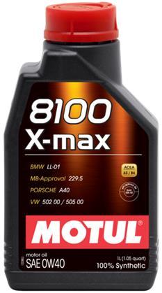 Motul 8100 X-MAX Oil 0W-40 - 1L - Hinz Motorsport