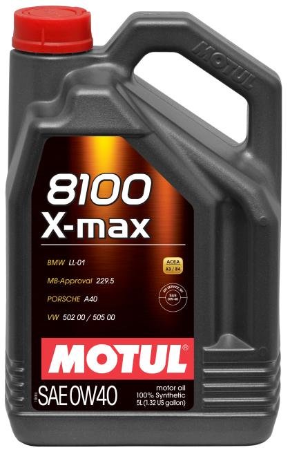Motul 8100 X-MAX Oil 0W-40 - 5L - Hinz Motorsport