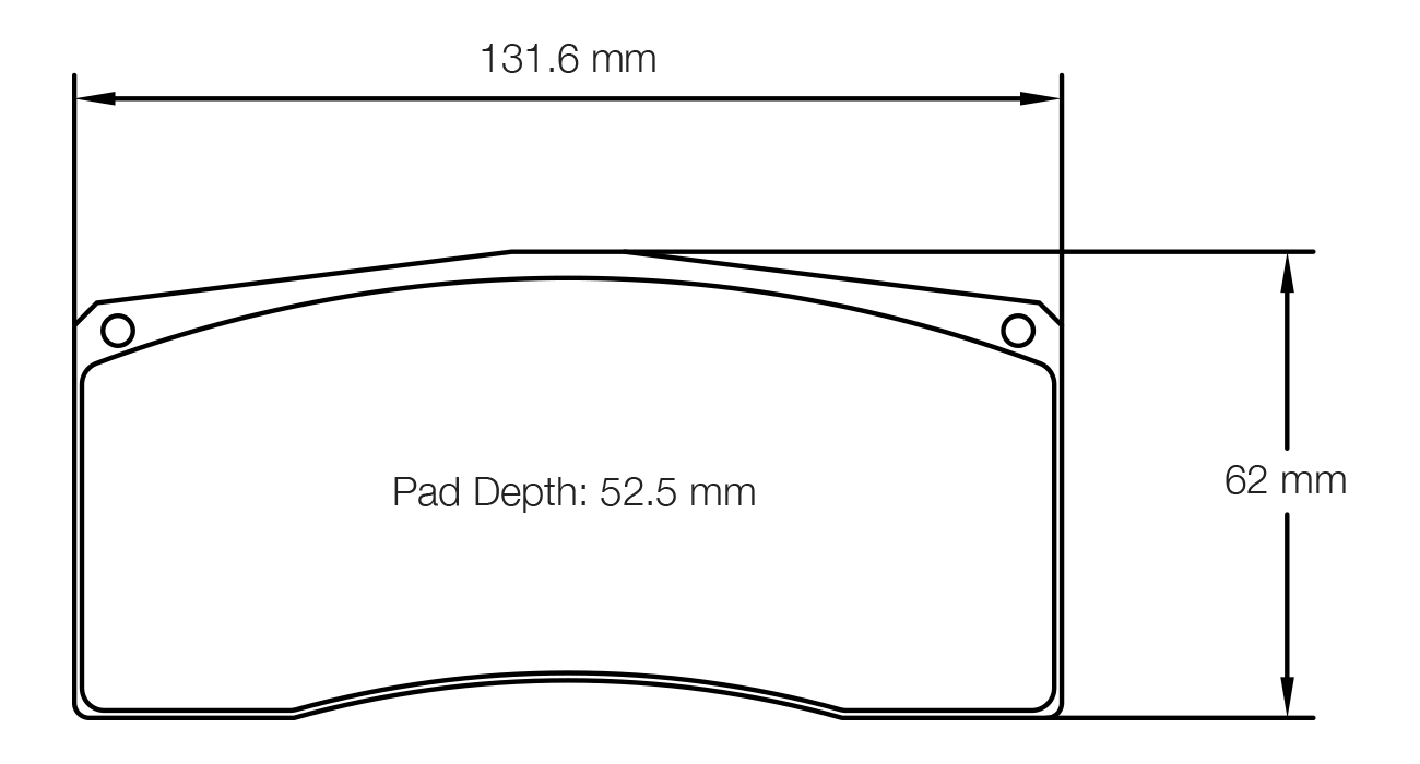 Pagid 8287 - Porsche 992 GT3 Cup Rear - Hinz Motorsport
