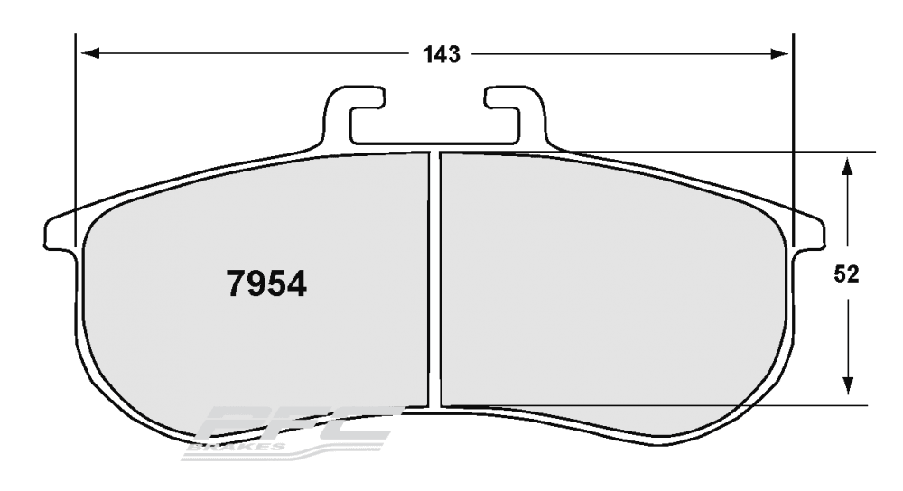 PFC 08 Front Racing Brake Pads- F22 M235iR Cup, M240iR Cup - Hinz Motorsport