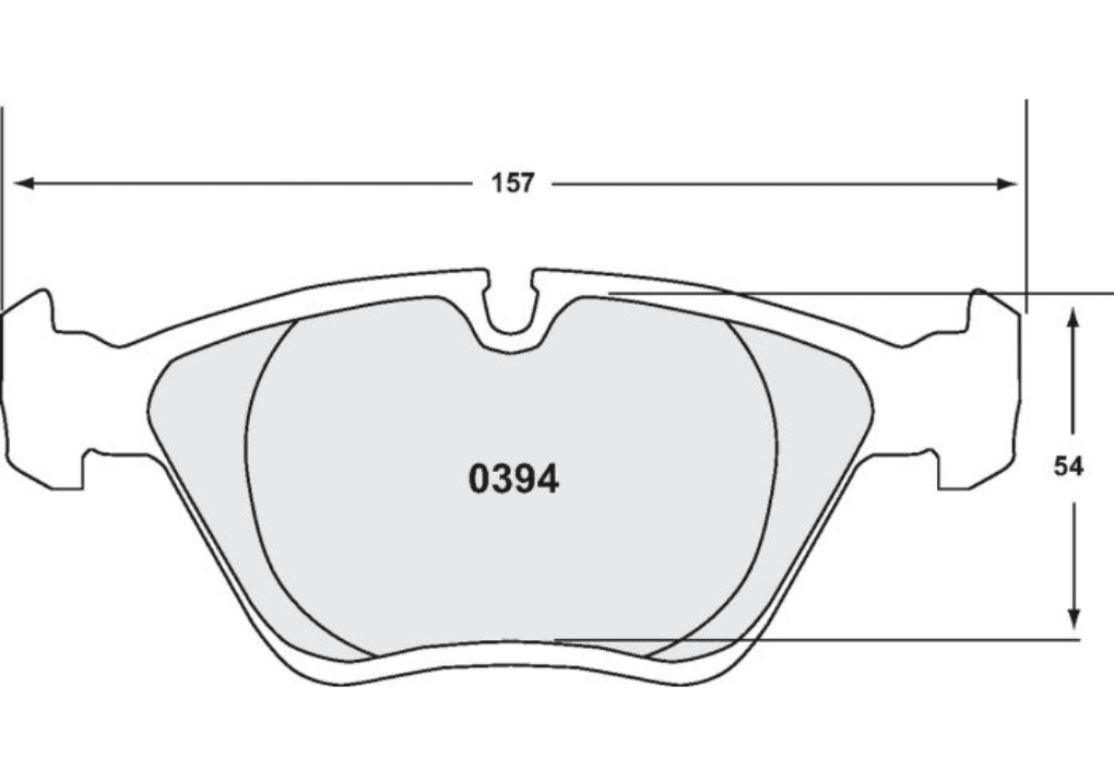 PFC 11 Front Racing Brake Pads - E36 M3, E46 M3 - Hinz Motorsport