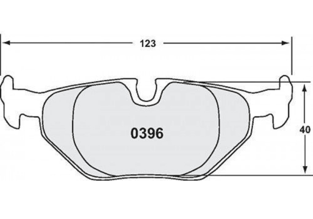 PFC 11 Rear Racing Brake Pads- E36 M3 - Hinz Motorsport