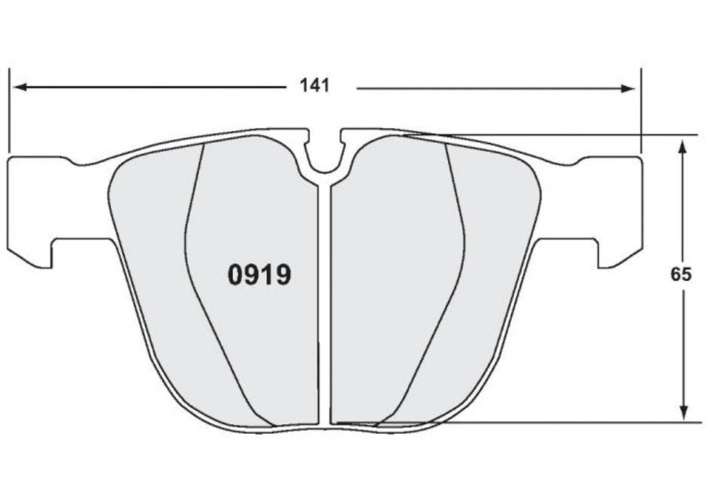 PFC 332 Rear Racing Brake Pads E9X M3 - E90 M3, E92 M3, E93 M3 - Hinz Motorsport