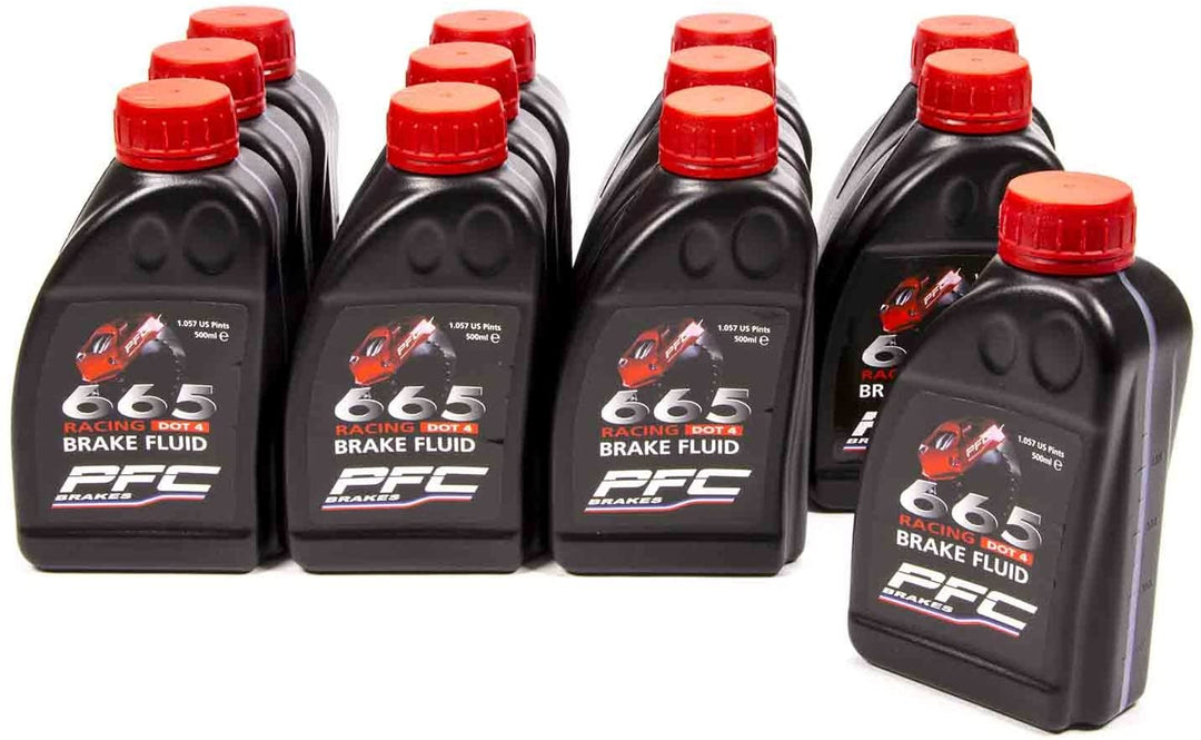 PFC RH665 Dot 4 Racing Brake Fluid 025.0038 - (Case of 12) - Hinz Motorsport