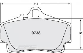 Porsche 981 Boxster/Cayman/S/GTS Racing Brake Pads - Rear - Hinz Motorsport