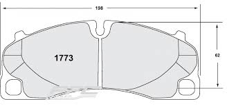 Porsche 981 Cayman GT4 Racing Brake Pads - Front - Hinz Motorsport