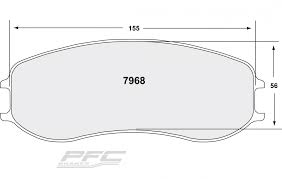 Porsche 991 GT3 Cup Racing Brake Pads - Front - Hinz Motorsport