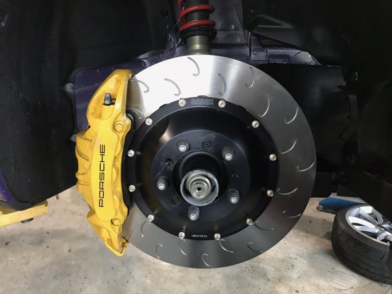 Porsche 991 Turbo/S PCCB AP Racing J-Hook Disc - 410x36mm Front - Hinz Motorsport