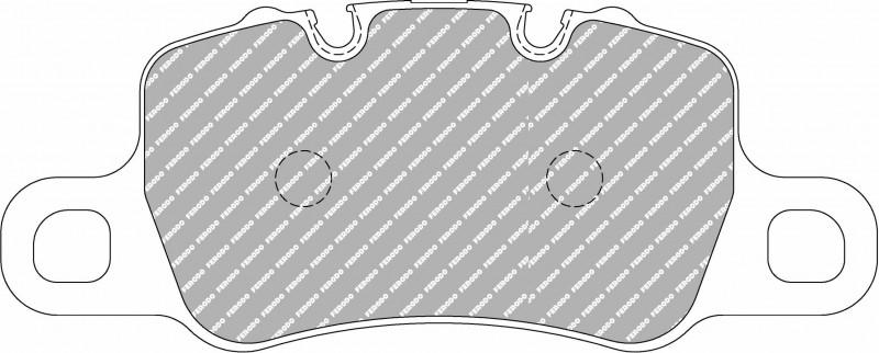 Porsche 992 GT3 Ferodo DS2500 Racing Brake Pads - Rear - Hinz Motorsport