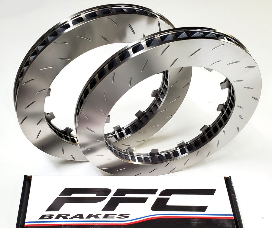 Porsche 992 GT3 PCCB to Iron Conversion Replacement Rings - 410mm Front - Hinz Motorsport