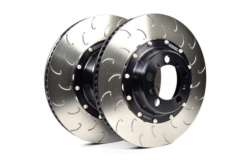 Porsche 997 GT3/RS Iron and PCCB AP Racing J-Hook Disc - 350x28mm Rear - Hinz Motorsport