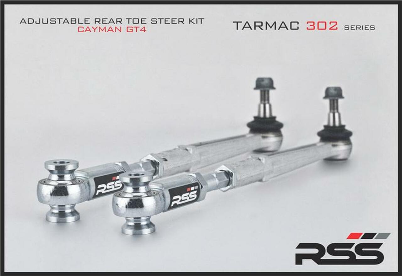 RSS 302 Rear Adjustable Toe/Bump Steer Kit - Porsche 981 GT4 - Hinz Motorsport