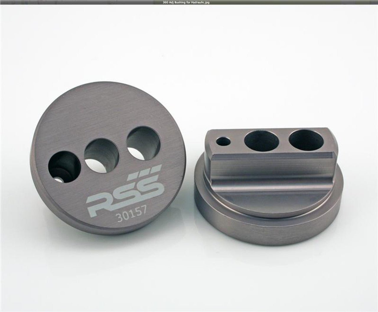 RSS 360 Thrust Arm Bushing/Puck - Castor Adjustable - Front Axle - Porsche 981 GT4 - Hinz Motorsport