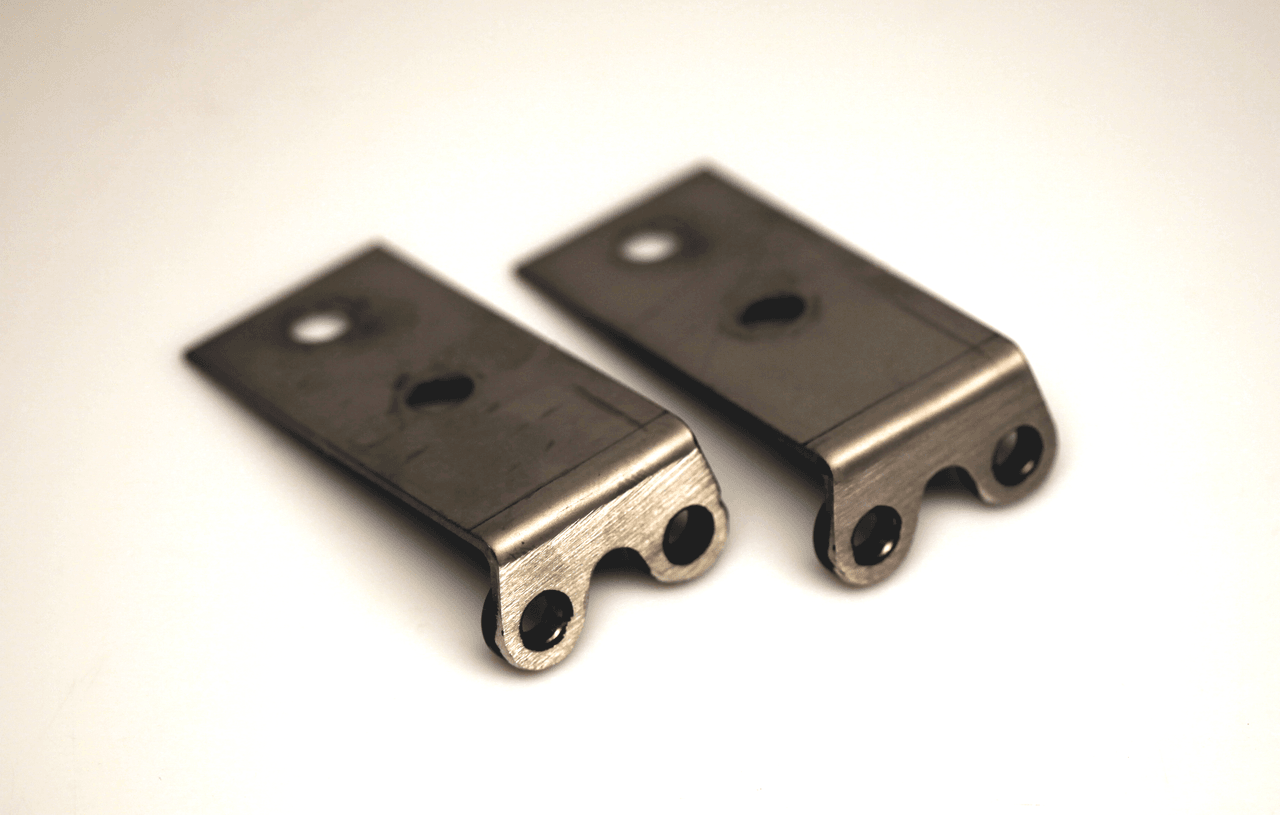 RSS 389 Front LCA Torque Vector/Litronic Bracket Set- Porsche GT4, 991 GT3/RS - Hinz Motorsport