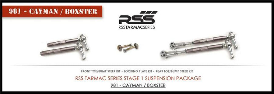 RSS Tarmac Series Stage 1 Kit - Porsche 981/982/718 Boxster/Cayman - Hinz Motorsport